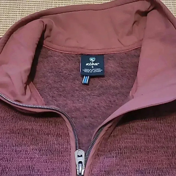 NWOT Kuhl Acendyr  1/4 Zip Fleece Pullover Women's Small - Rustic (Rust/Brick) - Picture 3 of 8